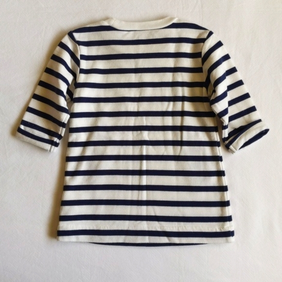 old navy nautical stripe classic tunic sweatshirt dress 3-6 months baby girl - Picture 5 of 5